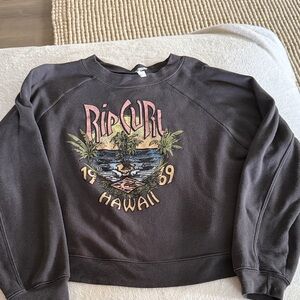 Rip Curl Black Hawaii Graphic Sweatshirt